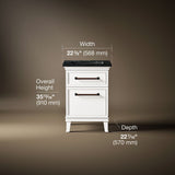 Artifacts™ 24" bathroom vanity cabinet with sink and quartz top