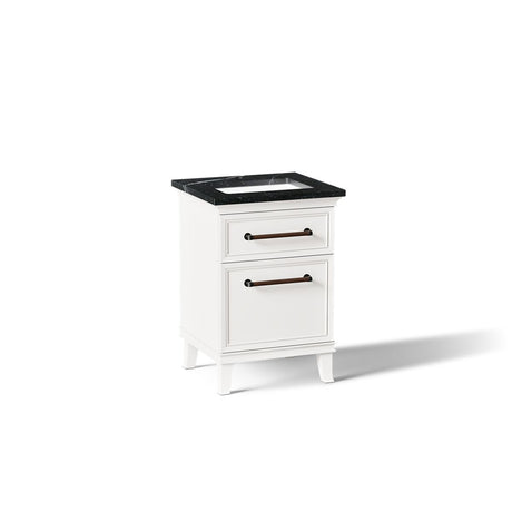 Artifacts™ 24" bathroom vanity cabinet with sink and quartz top