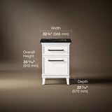 Artifacts™ 24" bathroom vanity cabinet with sink and quartz top