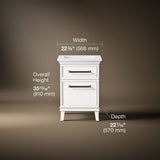 Artifacts™ 24" bathroom vanity cabinet with sink and quartz top