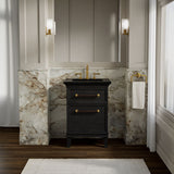 Artifacts™ 24" bathroom vanity cabinet with sink and quartz top
