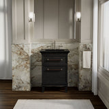 Artifacts™ 24" bathroom vanity cabinet with sink and quartz top