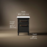 Artifacts™ 24" bathroom vanity cabinet with sink and quartz top