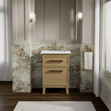 Artifacts™ 24" bathroom vanity cabinet with sink and quartz top
