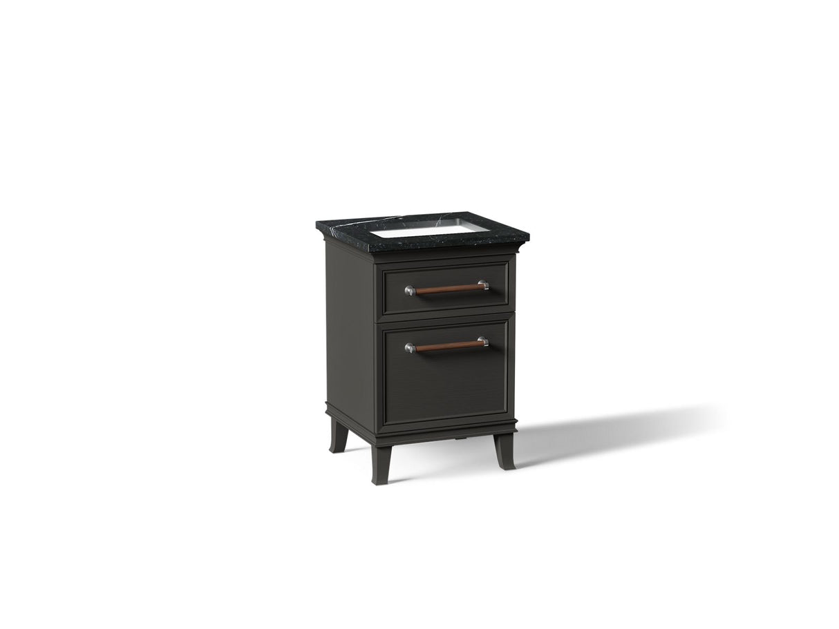 Artifacts™ 24" bathroom vanity cabinet with sink and quartz top