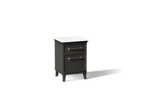 Artifacts™ 24" bathroom vanity cabinet with sink and quartz top