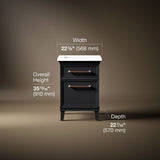 Artifacts™ 24" bathroom vanity cabinet with sink and quartz top