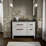 Artifacts™ 48" bathroom vanity cabinet with sink and quartz top