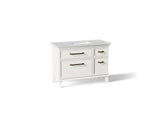 Artifacts™ 48" bathroom vanity cabinet with sink and quartz top