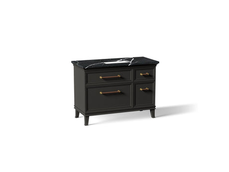 Artifacts™ 48" bathroom vanity cabinet with sink and quartz top
