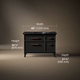 Artifacts™ 48" bathroom vanity cabinet with sink and quartz top