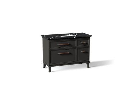 Artifacts™ 48" bathroom vanity cabinet with sink and quartz top