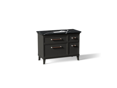 Artifacts™ 48" bathroom vanity cabinet with sink and quartz top