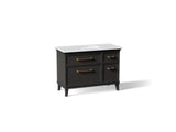 Artifacts™ 48" bathroom vanity cabinet with sink and quartz top