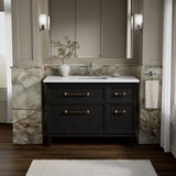 Artifacts™ 48" bathroom vanity cabinet with sink and quartz top
