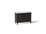 Artifacts™ 48" bathroom vanity cabinet with sink and quartz top