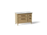 Artifacts™ 48" bathroom vanity cabinet with sink and quartz top