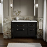 Artifacts™ 48" bathroom vanity cabinet with sink and quartz top