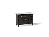 Artifacts™ 48" bathroom vanity cabinet with sink and quartz top