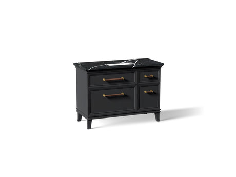 Artifacts™ 48" bathroom vanity cabinet with sink and quartz top