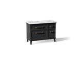 Artifacts™ 48" bathroom vanity cabinet with sink and quartz top