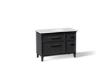 Artifacts™ 48" bathroom vanity cabinet with sink and quartz top