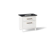 Artifacts™ 36" bathroom vanity cabinet with sink and quartz top