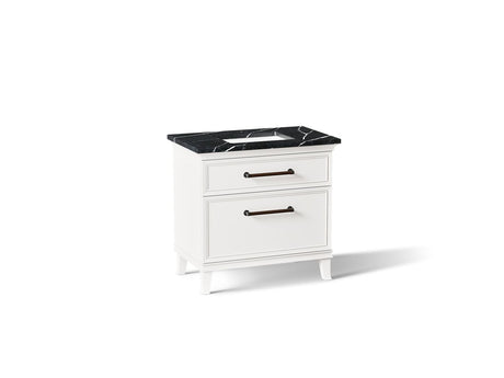 Artifacts™ 36" bathroom vanity cabinet with sink and quartz top