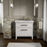 Artifacts™ 36" bathroom vanity cabinet with sink and quartz top