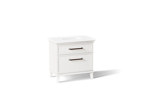 Artifacts™ 36" bathroom vanity cabinet with sink and quartz top