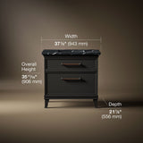Artifacts™ 36" bathroom vanity cabinet with sink and quartz top