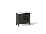 Artifacts™ 36" bathroom vanity cabinet with sink and quartz top