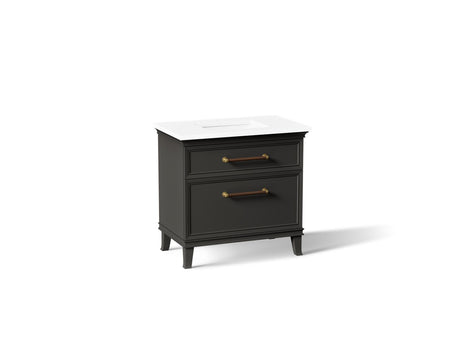 Artifacts™ 36" bathroom vanity cabinet with sink and quartz top