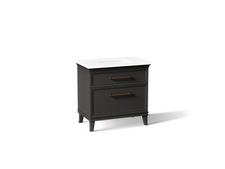 Artifacts™ 36" bathroom vanity cabinet with sink and quartz top
