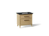 Artifacts™ 36" bathroom vanity cabinet with sink and quartz top