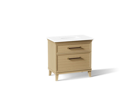 Artifacts™ 36" bathroom vanity cabinet with sink and quartz top
