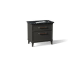 Artifacts™ 36" bathroom vanity cabinet with sink and quartz top