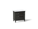 Artifacts™ 36" bathroom vanity cabinet with sink and quartz top