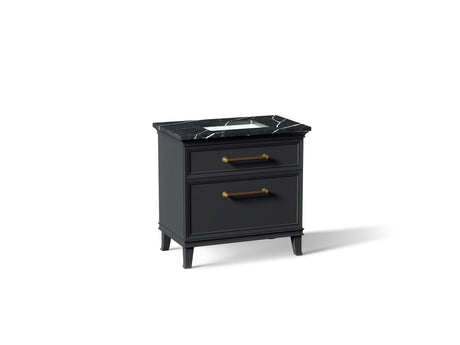 Artifacts™ 36" bathroom vanity cabinet with sink and quartz top