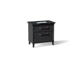 Artifacts™ 36" bathroom vanity cabinet with sink and quartz top