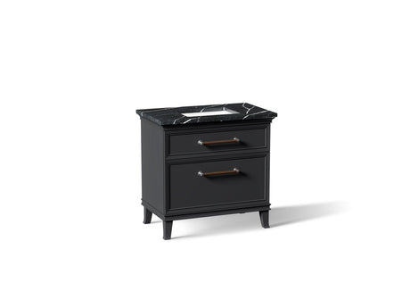 Artifacts™ 36" bathroom vanity cabinet with sink and quartz top