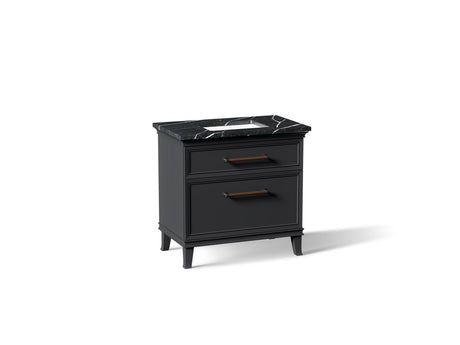 Artifacts™ 36" bathroom vanity cabinet with sink and quartz top