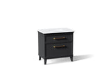Artifacts™ 36" bathroom vanity cabinet with sink and quartz top