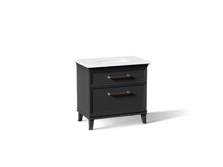 Artifacts™ 36" bathroom vanity cabinet with sink and quartz top