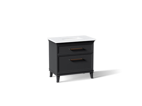 Artifacts™ 36" bathroom vanity cabinet with sink and quartz top