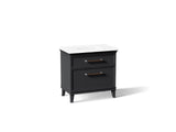 Artifacts™ 36" bathroom vanity cabinet with sink and quartz top