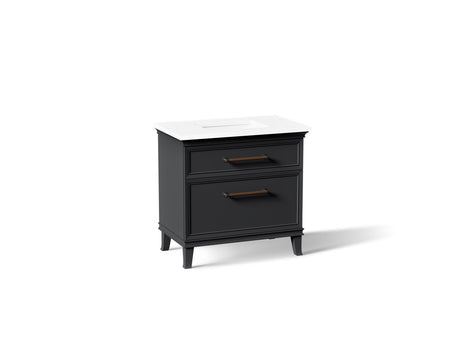 Artifacts™ 36" bathroom vanity cabinet with sink and quartz top