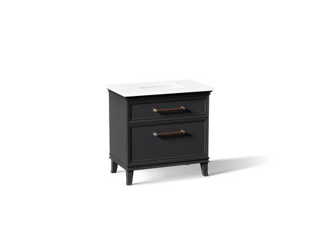 Artifacts™ 36" bathroom vanity cabinet with sink and quartz top