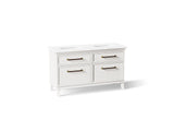 Artifacts™ 60" bathroom vanity cabinet with sinks and quartz top