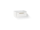 Lodern® 36" wall-hung bathroom vanity cabinet with sink and quartz top
